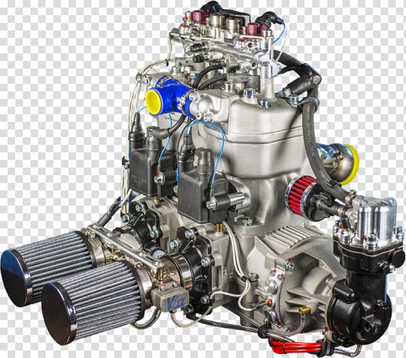 Two-stroke engine Hirth Water cooling, engine transparent background PNG clipart