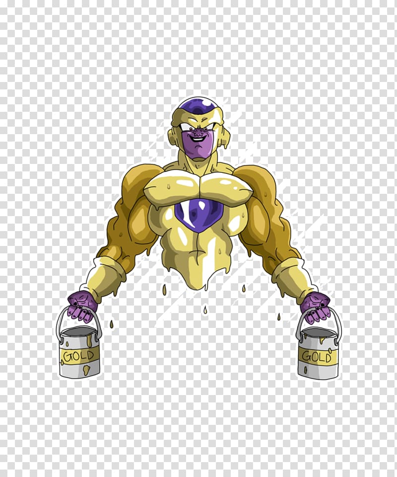 Frieza Goku Dragon Ball Z: Ultimate Tenkaichi Vegeta Gotenks, Golden Poster Design transparent background PNG clipart