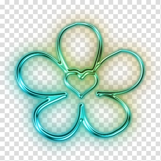 Text Shamrock, neonflower transparent background PNG clipart