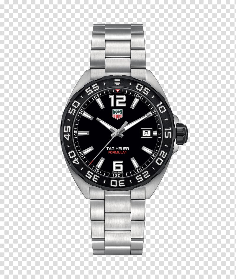TAG Heuer Men's Formula 1 Watch Quartz clock TAG Heuer Carrera Calibre 5, watch transparent background PNG clipart
