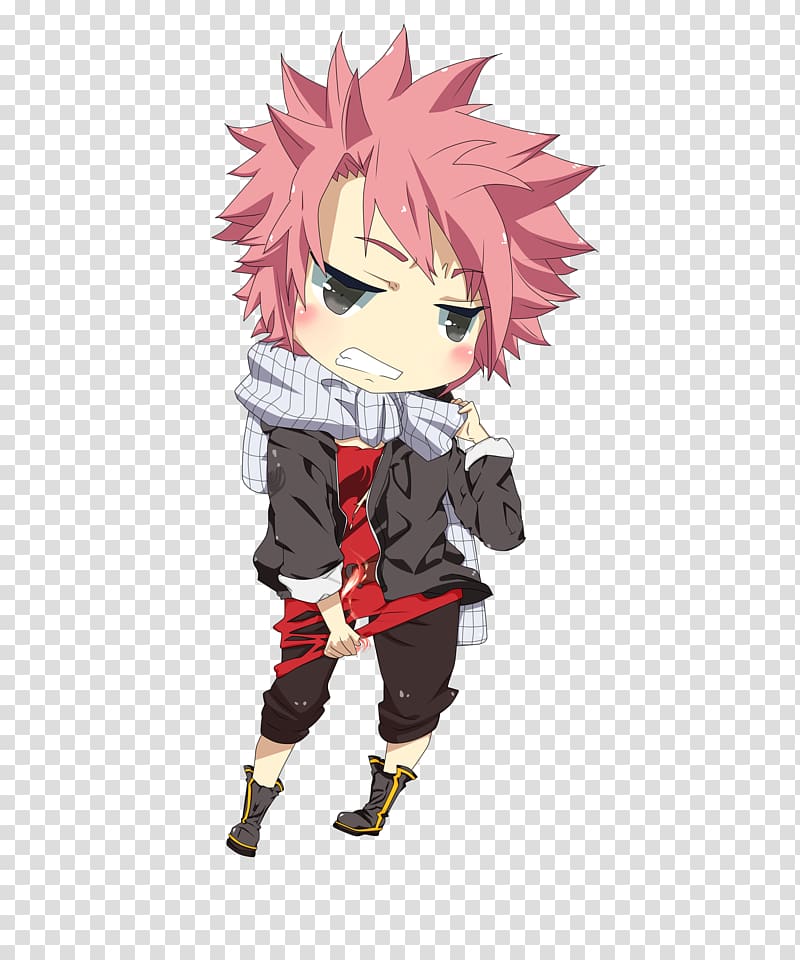 Natsu Dragneel Lucy Heartfilia Wendy Marvell Fairy Tail Chibi, fairy tail transparent background PNG clipart