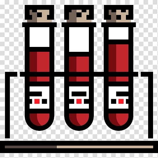 Test tube Chemistry Blood Icon, Blood tests transparent background PNG clipart