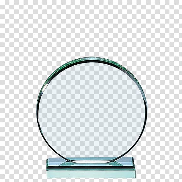 Teal Circle, glass trophy transparent background PNG clipart