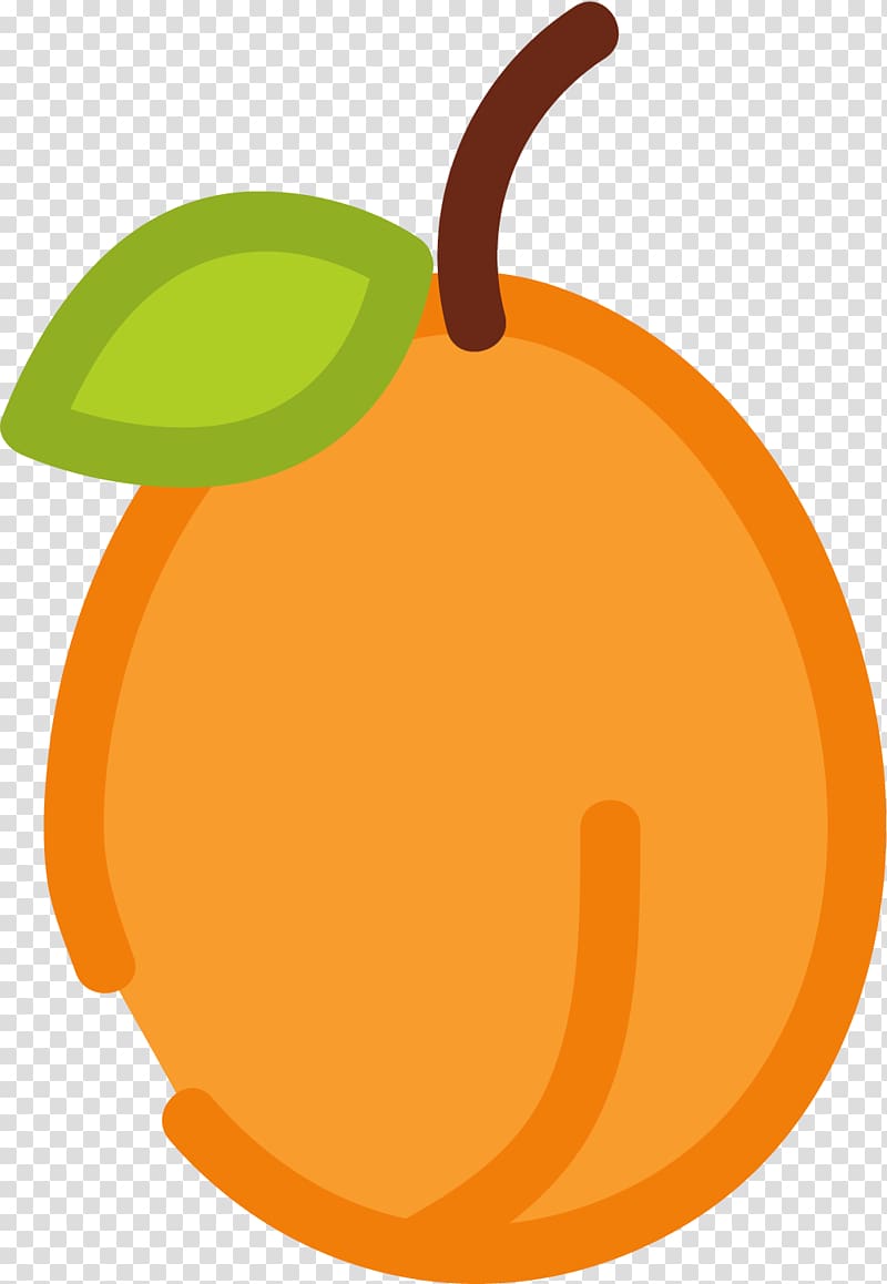Peach Drawing , Yellow peach color transparent background PNG clipart