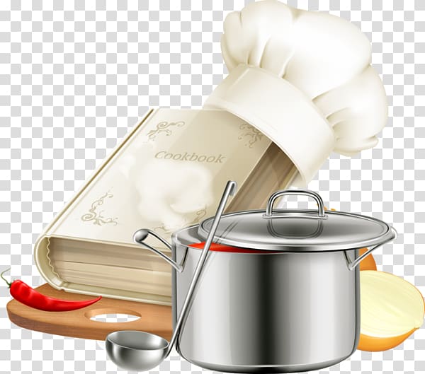 Cooking Chef Cookbook, a hodgepodge of delicacies transparent background PNG clipart