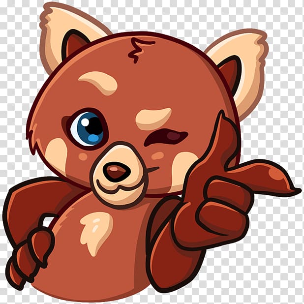 Giant panda Red panda Teddy bear Telegram Sticker, bear transparent background PNG clipart