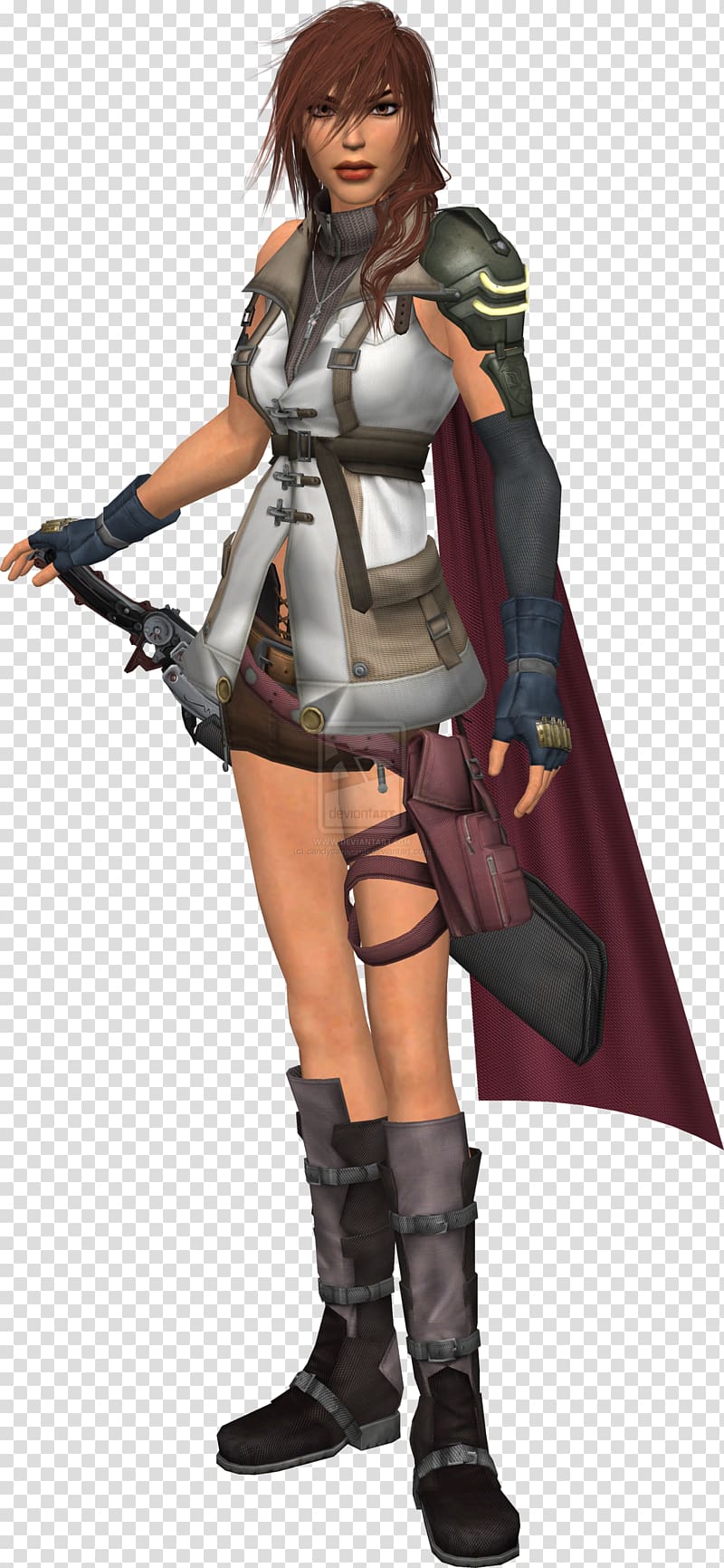 The Woman Warrior Costume design Armour Lance, lara croft transparent background PNG clipart