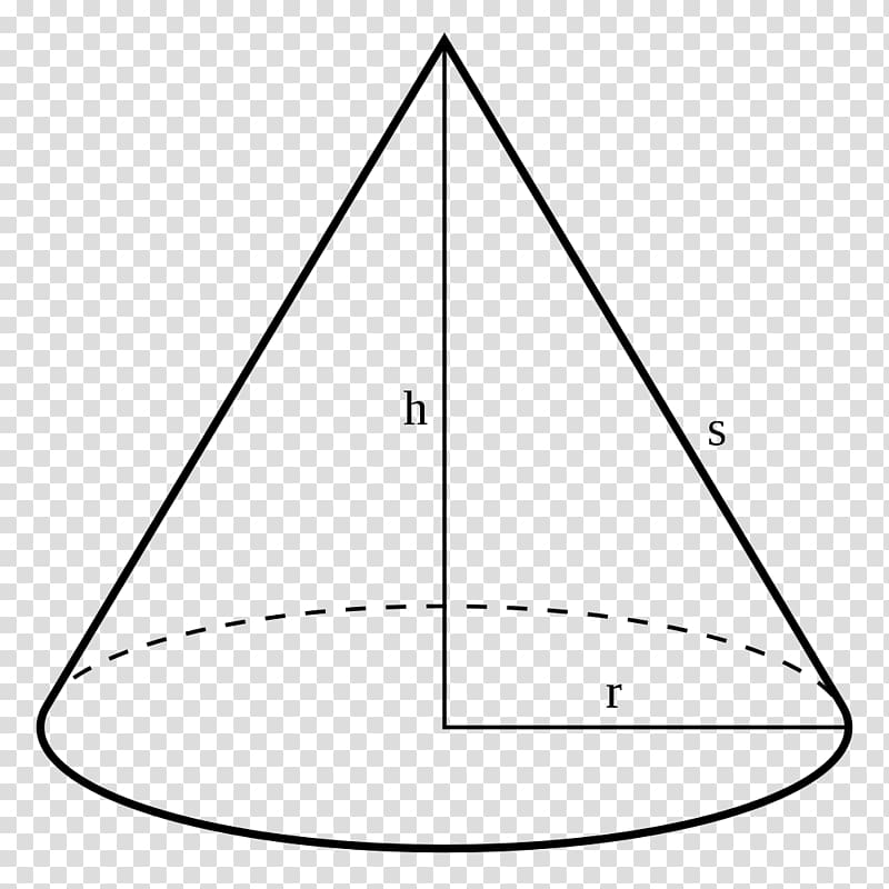 Circle Cone Derivative Mathematics Geometry, the height is transparent background PNG clipart