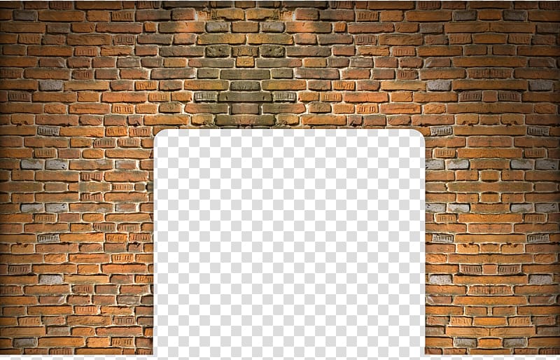 brown concrete brick wall illustration, Floor Wall Brown Pattern, Brick wall transparent background PNG clipart