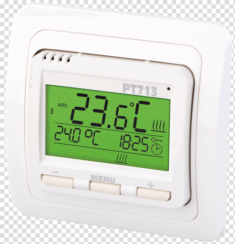 Smart thermostat Underfloor heating Measuring instrument Product, homematic-ip transparent background PNG clipart