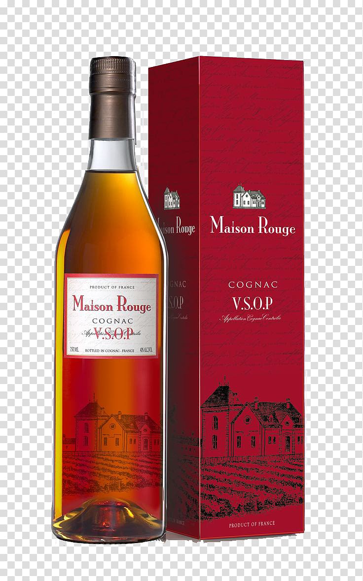 Cognac Brandy Distilled beverage Whiskey Maison-Rouge, cognac transparent background PNG clipart