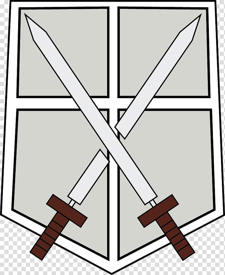 Mikasa Ackermann Attack on Titan Logo Drawing, How To Draw A Police Badge transparent background PNG clipart