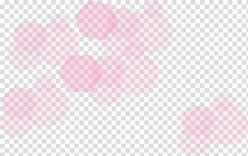 pink , Petal Beauty , Hand painted pink circle hexagon transparent background PNG clipart