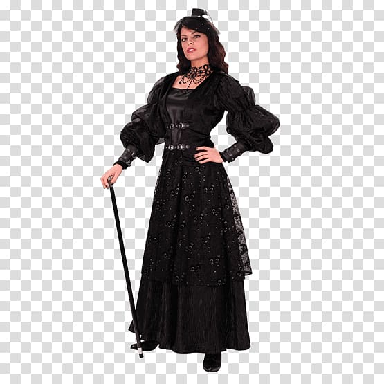 Costume Victorian era Dress Ball gown Steampunk, dress transparent background PNG clipart