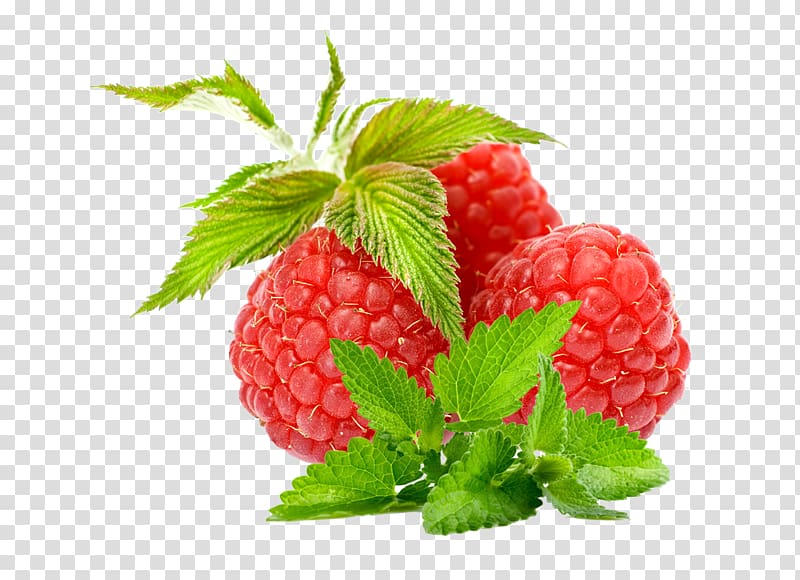 Raspberry Fruit Strawberry Blackcurrant, Strawberry fruit green leaves transparent background PNG clipart