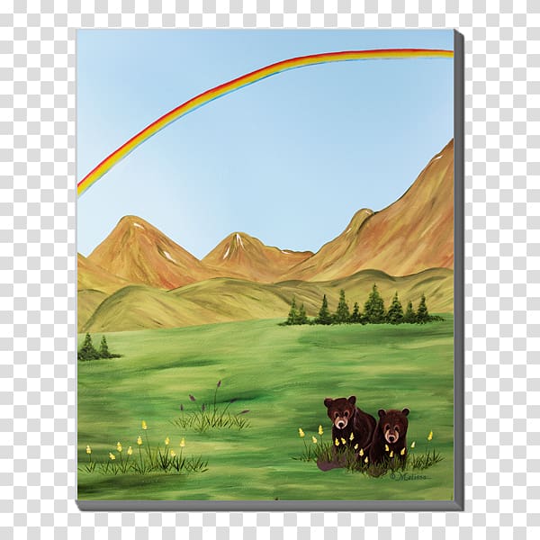 Steppe Ranch Grassland Farm Painting, painting transparent background PNG clipart