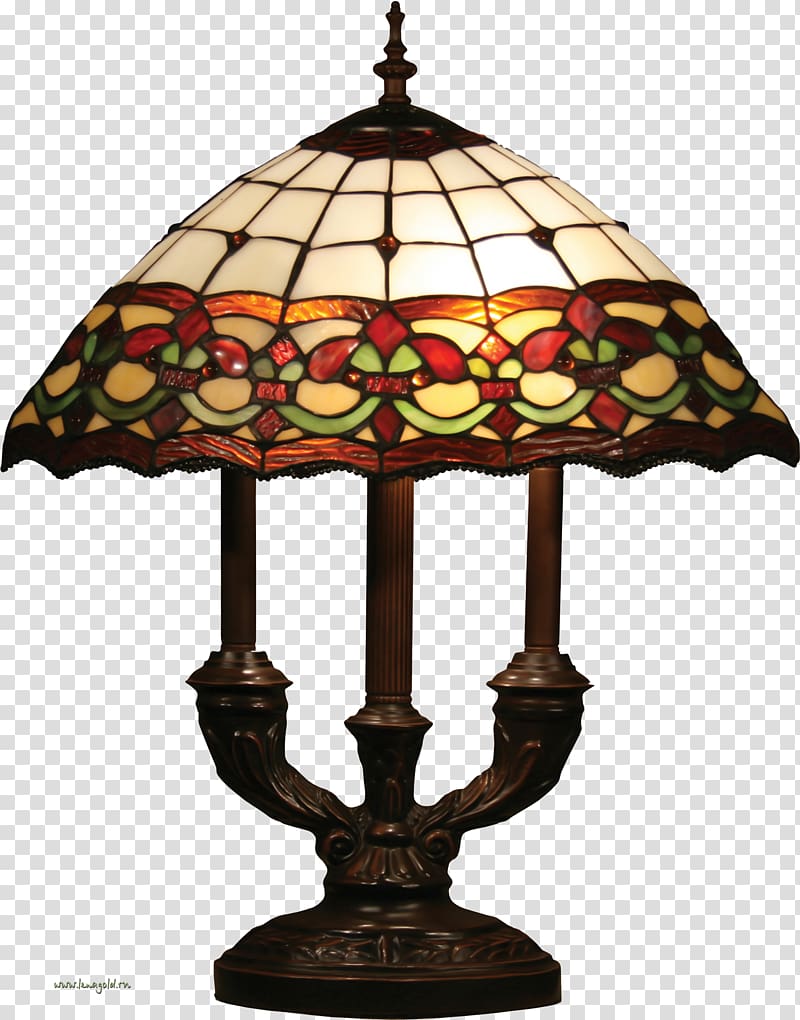 Light fixture Tiffany lamp Incandescent light bulb, lamp transparent background PNG clipart
