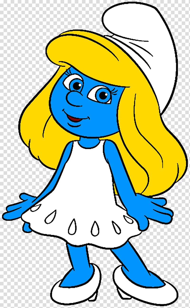The Smurfette Brainy Smurf Papa Smurf Character, smurfs transparent background PNG clipart