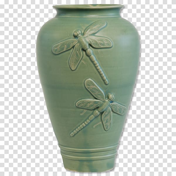 Vase Pottery Ceramic Urn, celadon vase transparent background PNG clipart