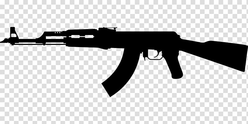 AK-47 Izhmash Firearm 7.62×39mm Weapon, ak 47 transparent background PNG clipart