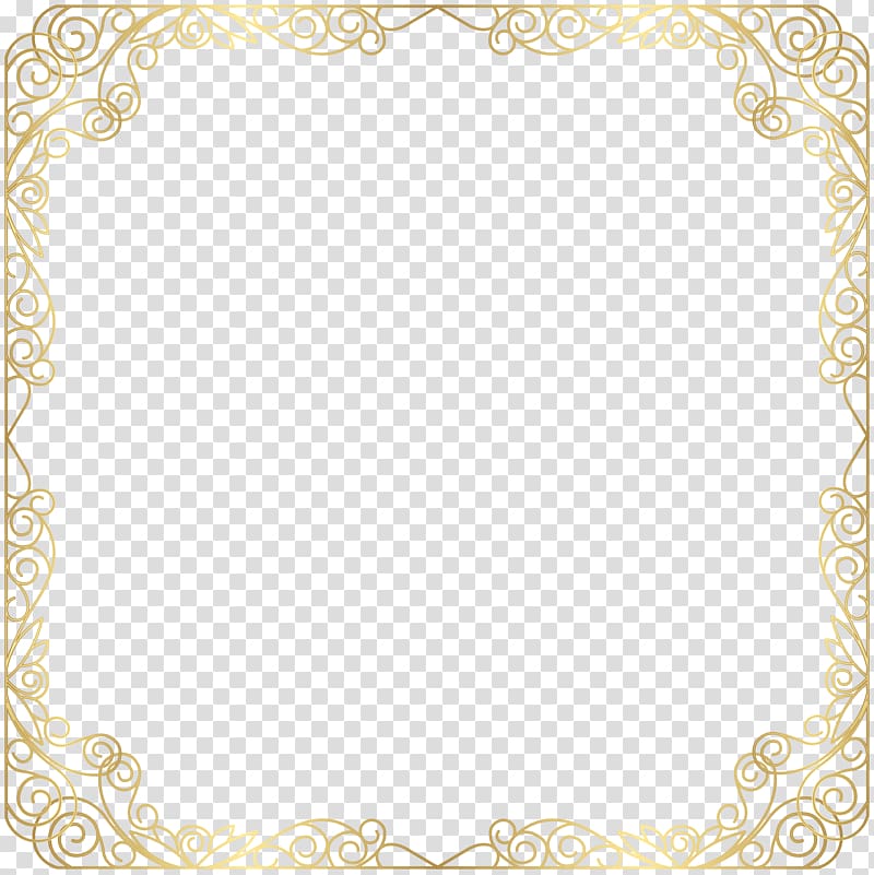 brown scroll border illustration, Text frame Area Placemat Pattern, Frame Deco Gold transparent background PNG clipart