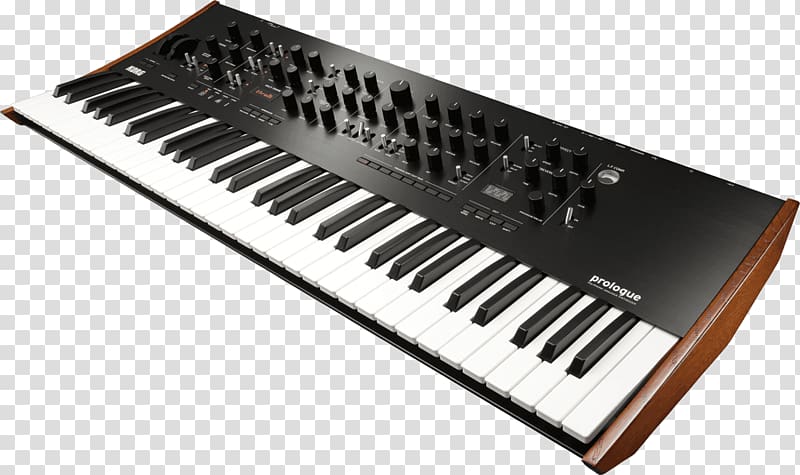 Analog synthesizer Sound Synthesizers Korg Polyphony Keyboard, keyboard transparent background PNG clipart