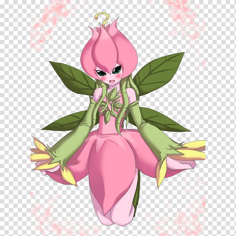 Digimon Fairy Flower Petal Cartoon, Cartoon fairy King transparent background PNG clipart