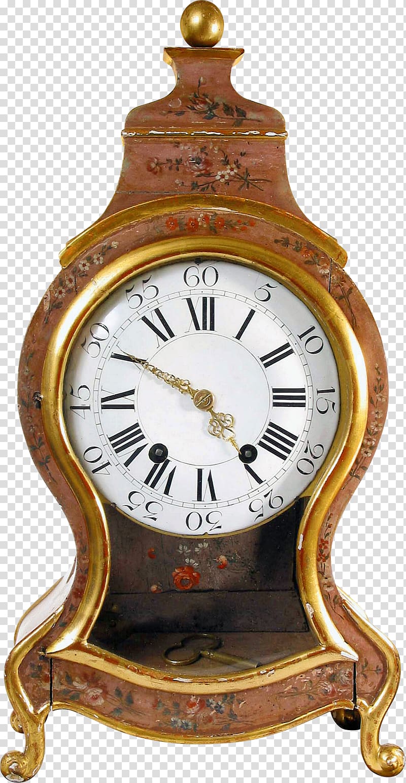 Longcase clock Antique Mantel clock, Vintage wall clock transparent background PNG clipart