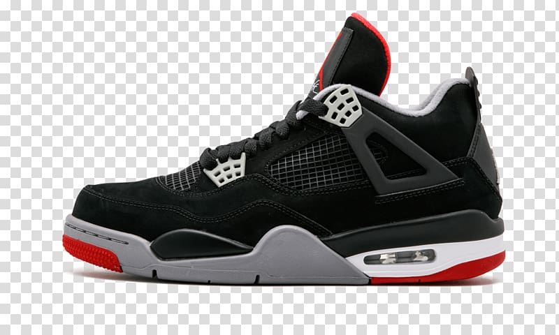 Air Jordan 4 Retro Shoes Black // Cement Grey 308497 089 Mars Blackmon Nike Sports shoes, nike transparent background PNG clipart