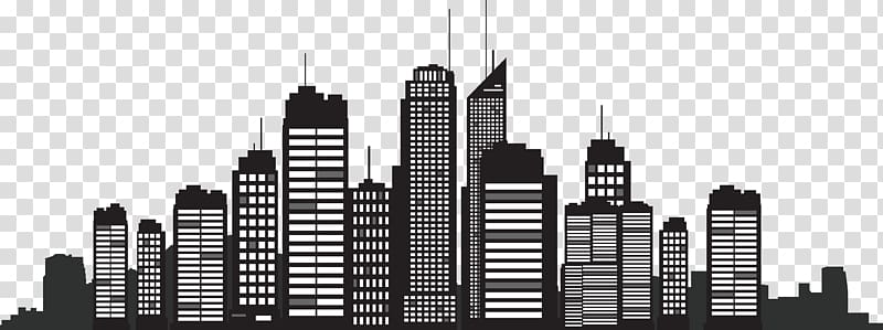 New York City Silhouette Skyline Cityscape, Building Silhouette, high-rise buildings illustration transparent background PNG clipart