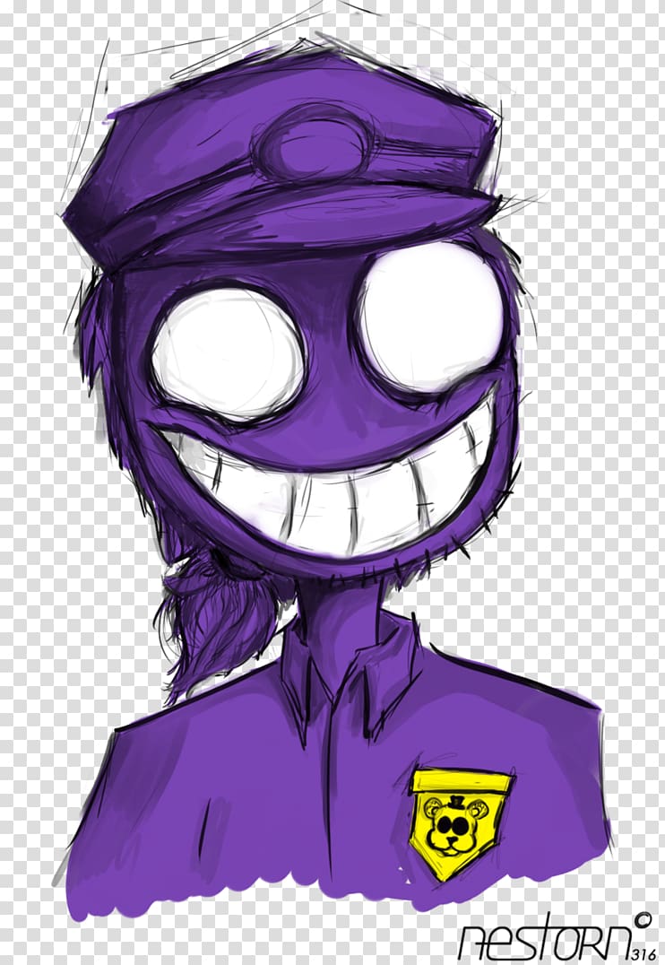 Five Nights at Freddy's 2 Violet Purple , handsome guy transparent background PNG clipart
