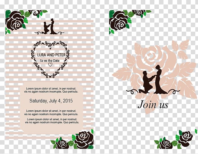 Wedding invitation Ornament Poster, Wedding invitations transparent background PNG clipart
