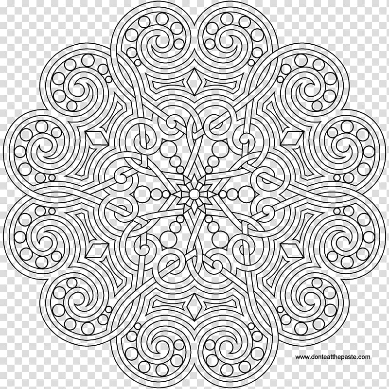 Mandala Coloring book Creative Coloring Flowers: Art Activity Pages to Relax and Enjoy! Adult, others transparent background PNG clipart