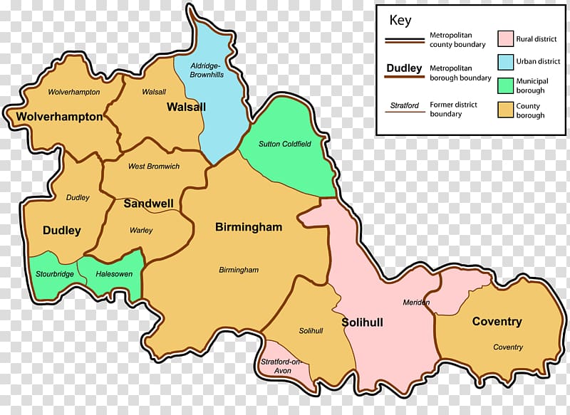 Birmingham Metropolitan Borough of Dudley Worcestershire Metropolitan county, west transparent background PNG clipart