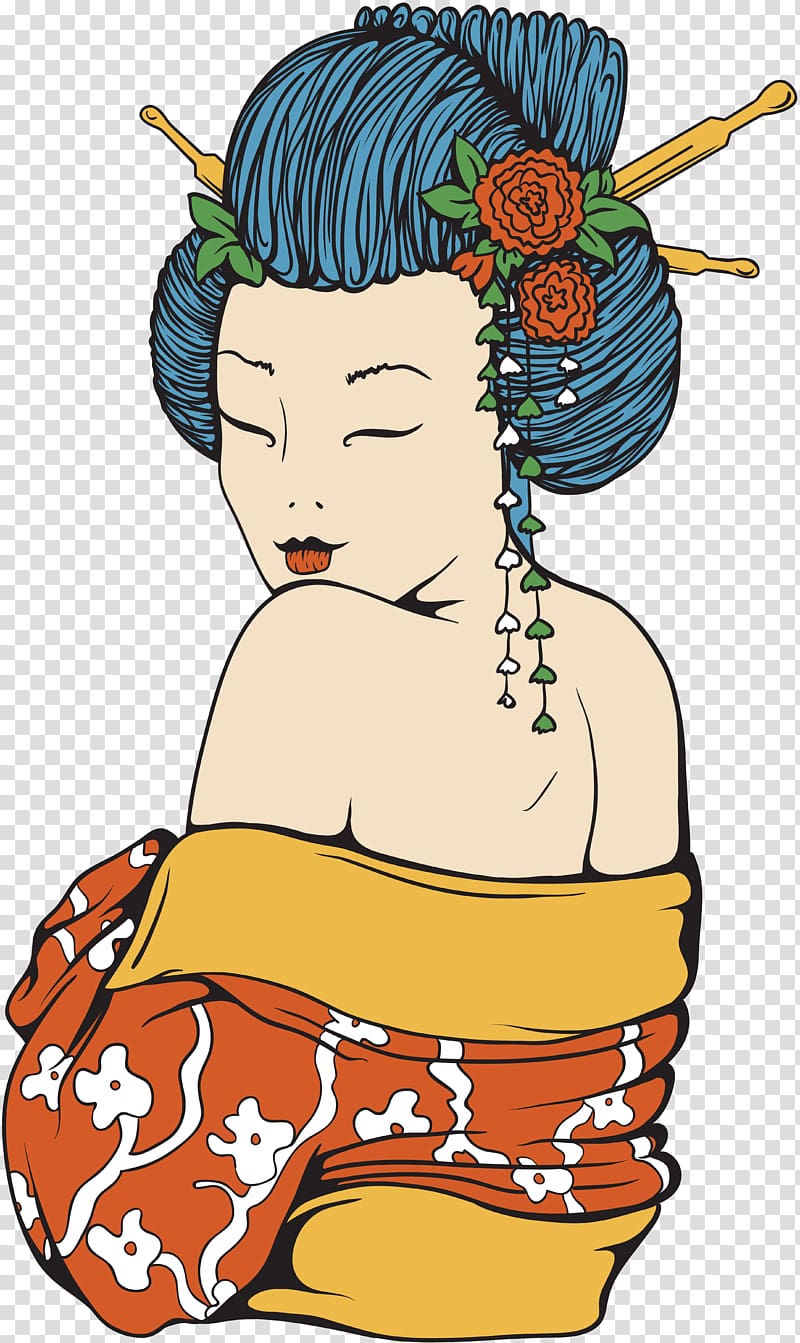 Geisha , actor transparent background PNG clipart
