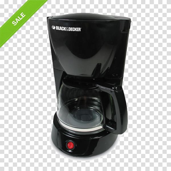Coffeemaker Black & Decker DCM600 Brewed coffee, Drip Coffee Maker transparent background PNG clipart