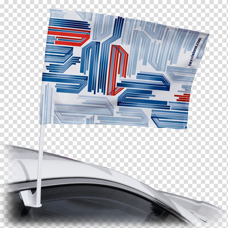 Compact car Flag Vehicle Advertising, outdoor advertising transparent background PNG clipart