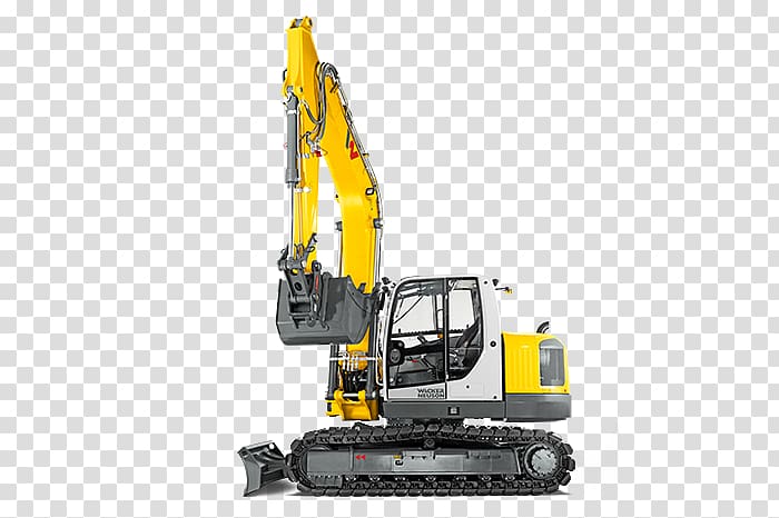 Crane Excavator Heavy Machinery Wacker Neuson, Compact Excavator transparent background PNG clipart