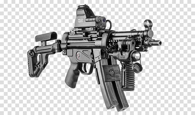 Heckler & Koch MP5 Submachine gun 9×19mm Parabellum Magazine Heckler & Koch G3, Mount The Height transparent background PNG clipart