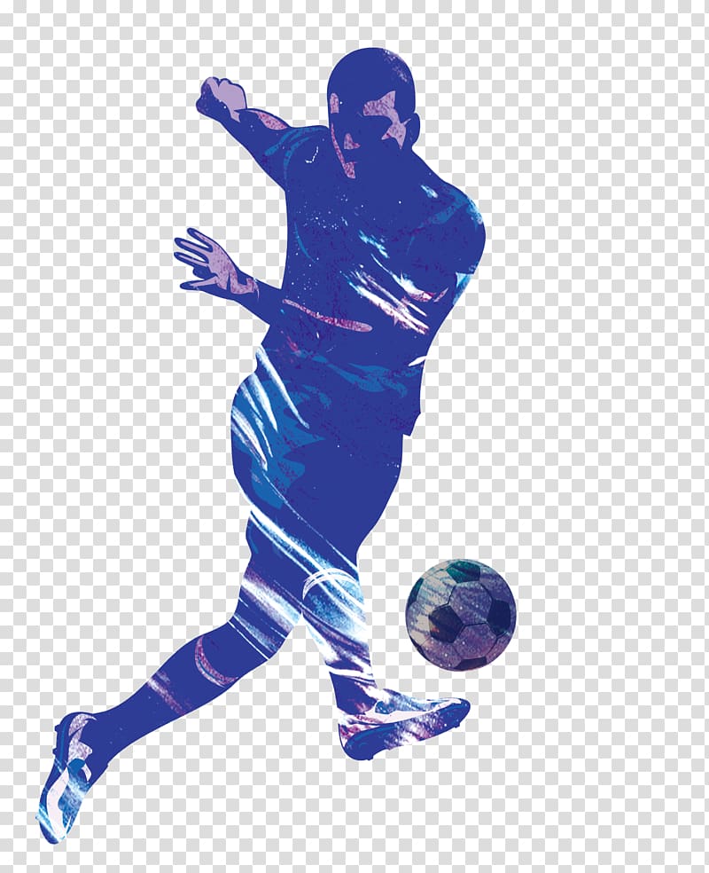 man kicking soccer ball illustration, Football transparent background PNG clipart