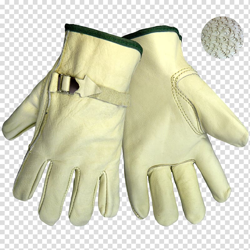 Finger Cycling glove Leather Clothing sizes, Cut-resistant Gloves transparent background PNG clipart