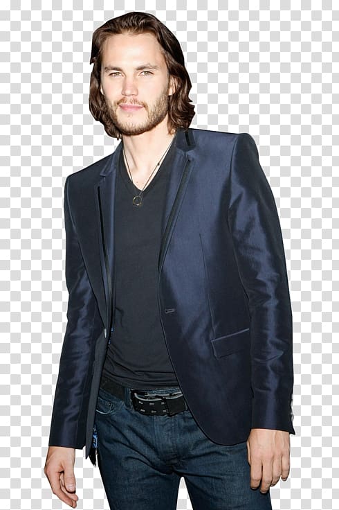 Taylor Kitsch Blazer Leather jacket Sleeve Tuxedo, jacket transparent background PNG clipart
