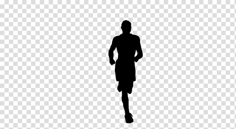Silhouette Woman Jogging footage , man silhouette transparent background PNG clipart