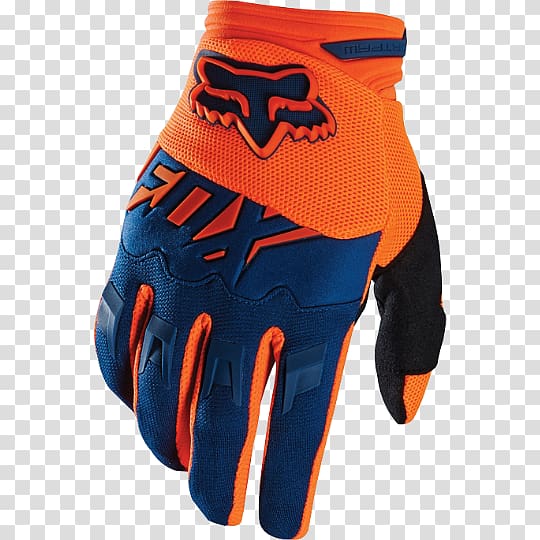 Fox Racing Glove Motorcycle Clothing Motocross, motorcycle transparent background PNG clipart
