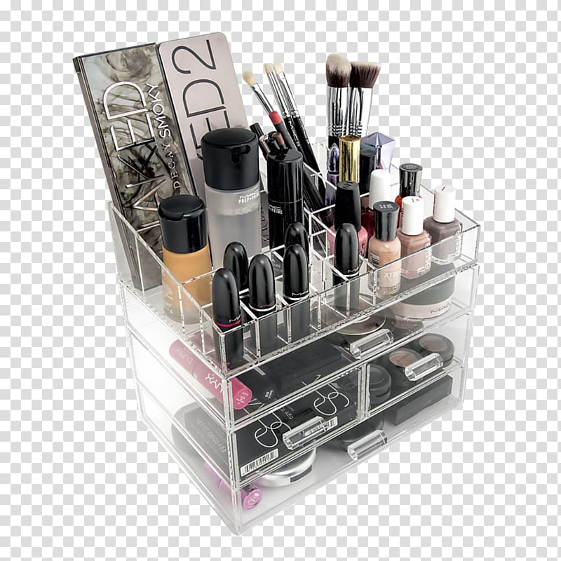 Cosmetics Box Drawer Make-up Organizta Acrylic Makeup & Cosmetic Organizer, Make Up Organizer transparent background PNG clipart