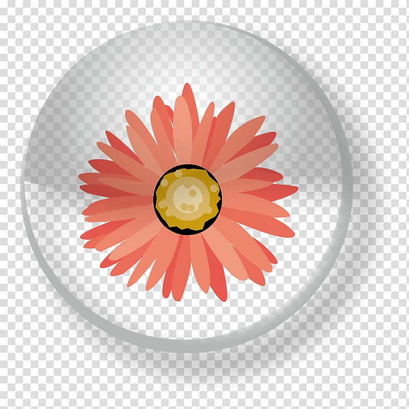Adobe Illustrator Rasterisation Object-oriented programming Software, Flower glass button transparent background PNG clipart