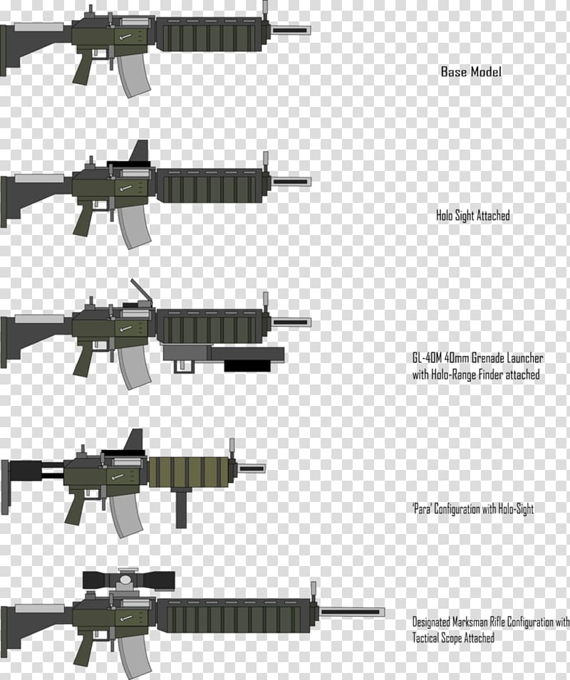 Firearm Ranged weapon Sniper rifle, assault rifle transparent background PNG clipart