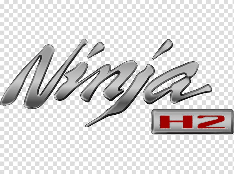 Kawasaki Ninja H2 Logo Font, design transparent background PNG clipart