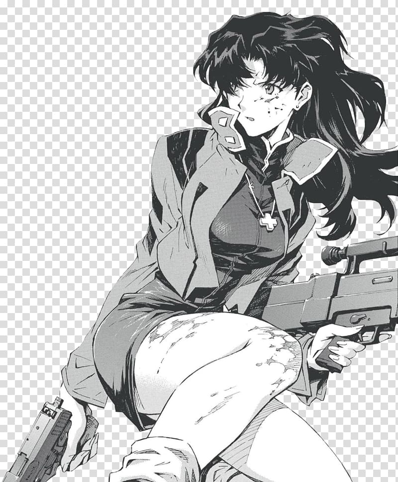 Misato Katsuragi Mangaka Anime Neon Genesis Evangelion, manga transparent background PNG clipart