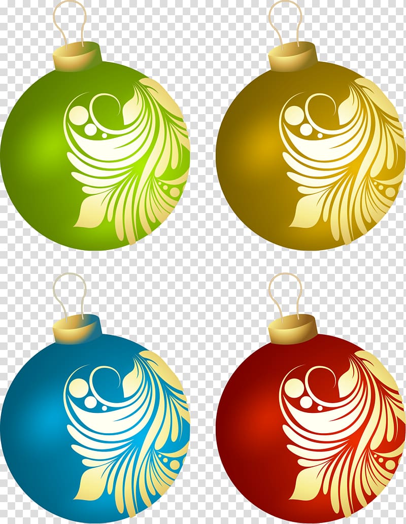 Christmas ornament Christmas Day Christmas decoration, bolas de natal transparent background PNG clipart